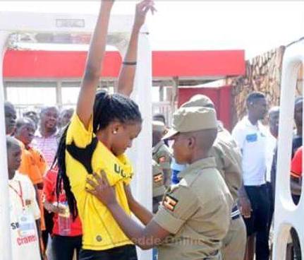 Uganda:Video safety or sexual abuse -officers be groping boobies of fans