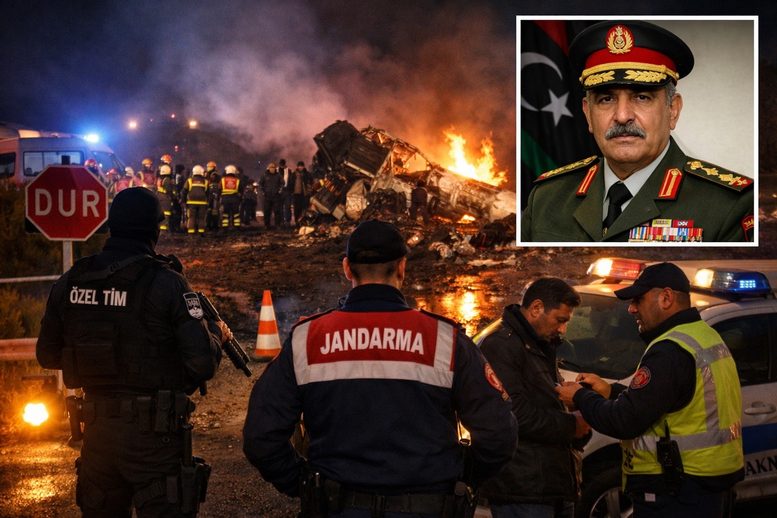 Libya's Army Chief and Senior Officers Die in Plane Crash After Departing Ankara, Turkey
