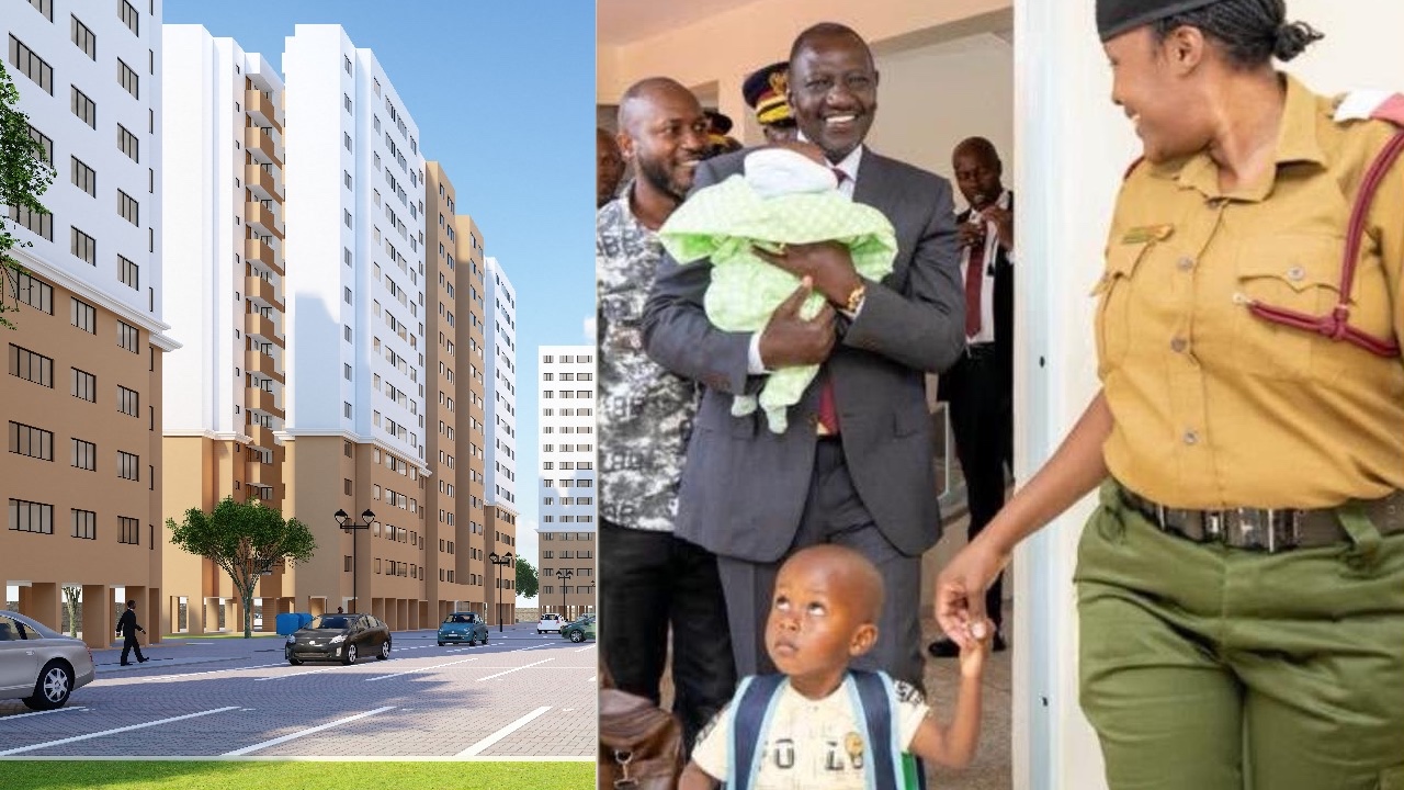 Kenyan President William Ruto Praised for Relocating Female Police Officer from Iron Shack to Modern Apartment