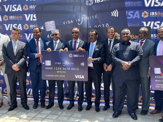 Al-qaida Share ,IBS bank Somalia launches Visa Card Payment