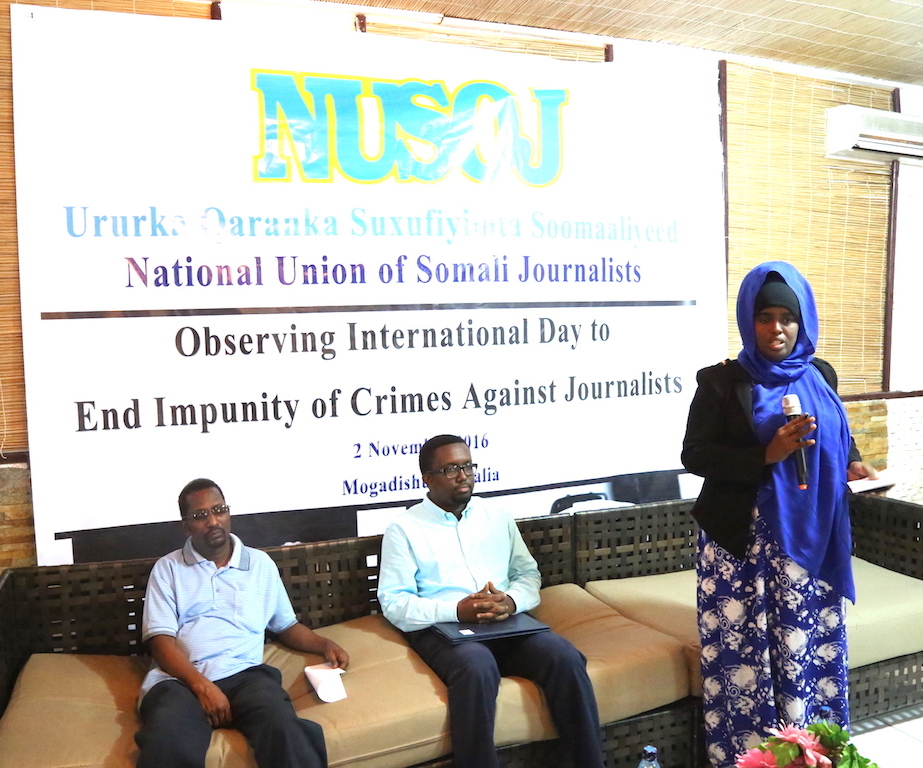 Somalia:Authorities must work to combat endemic impunity, NUSOJ roundtable participants say