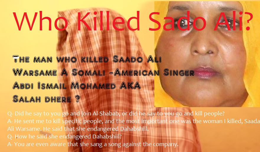 Dahabshiil was behind killing of Somali-American singer -Proof Video of the Murder