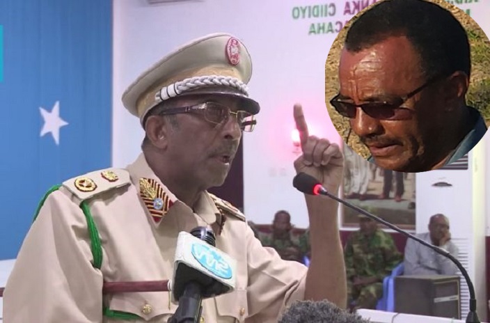 Ethiopian diplomat was stopped to participate in a meeting for Somalia's armed forces
