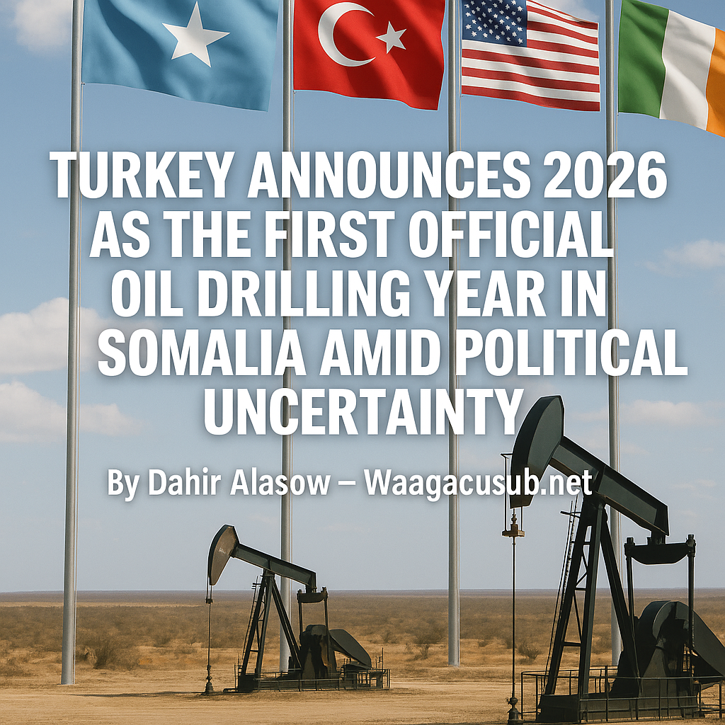 Turkey Announces 2026 as the First Official Oil Drilling Year in Somalia Amid Political Uncertainty
