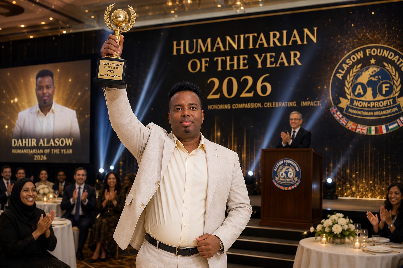 Somali Investigative Journalist Dahir Alasow Named Humanitarian of the Year 2026