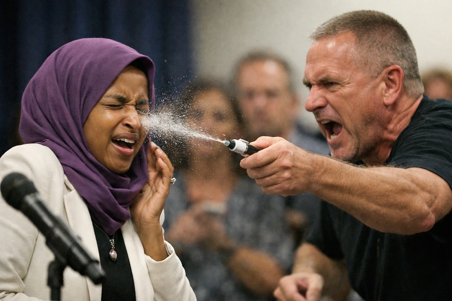 Minneapolis Police Identify Suspect in Chemical Spray Attack on Rep. Ilhan Omar During Public Town Hall