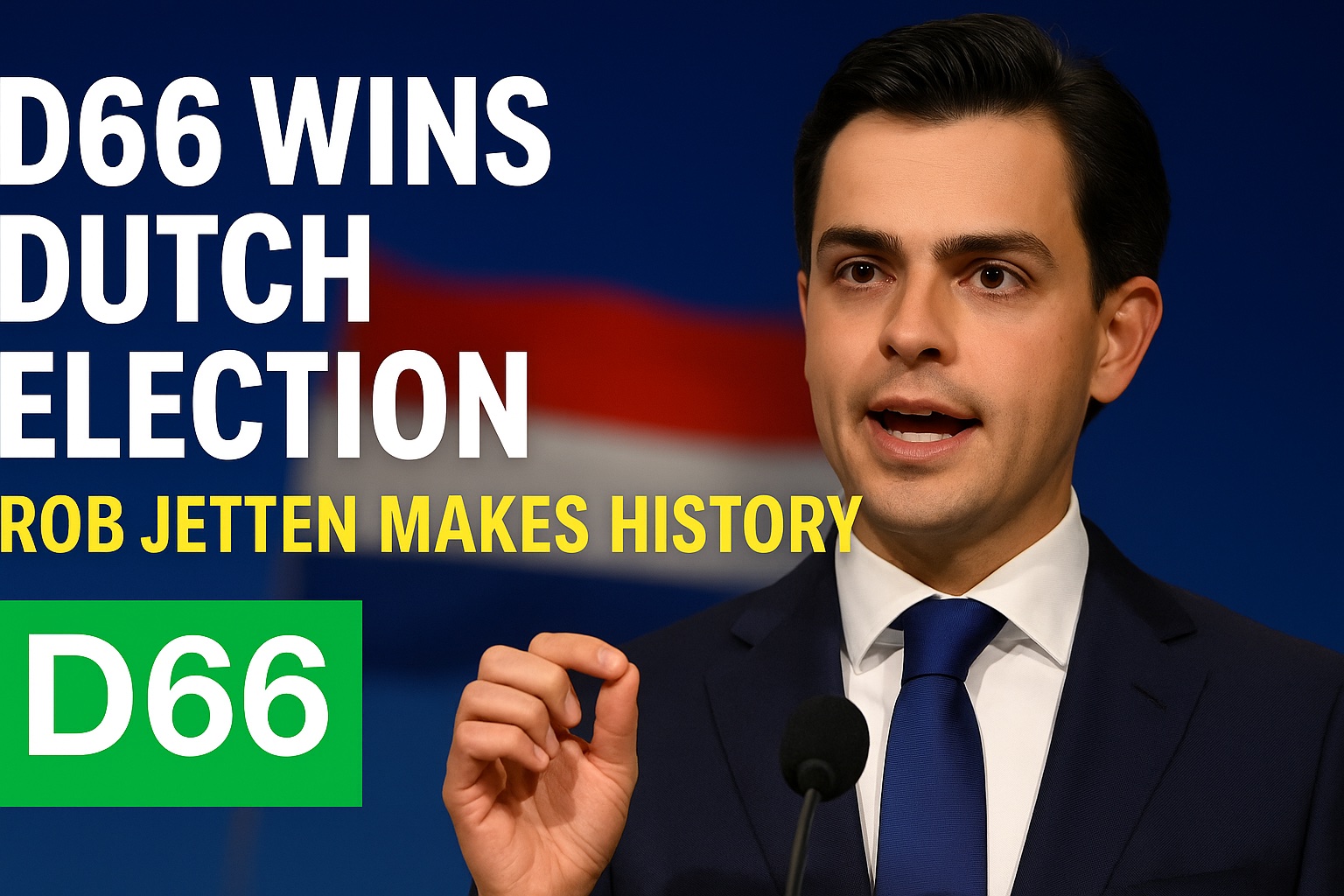 D66 Triumphs in Dutch Elections as Far-Right Support Collapses