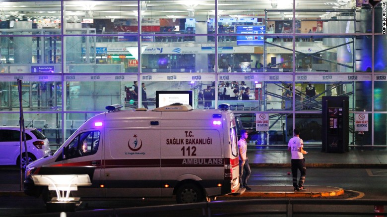 Breakingnews Turkey airport explosions: 28 dead, 60 injured.