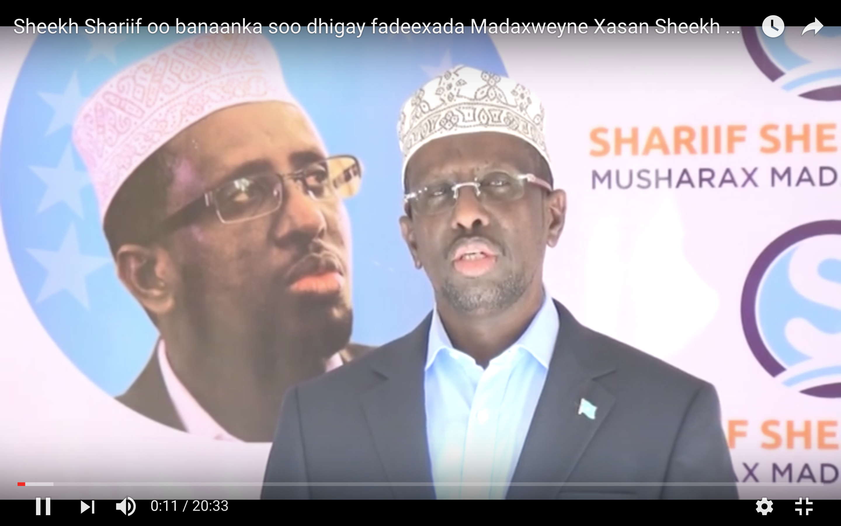 [Daawo] Shariifka oo sheegay in Garguurte lacag laaluusha siiyay Xildhibaanadda laakiin isaga yahay Madaxweynaha Somalia