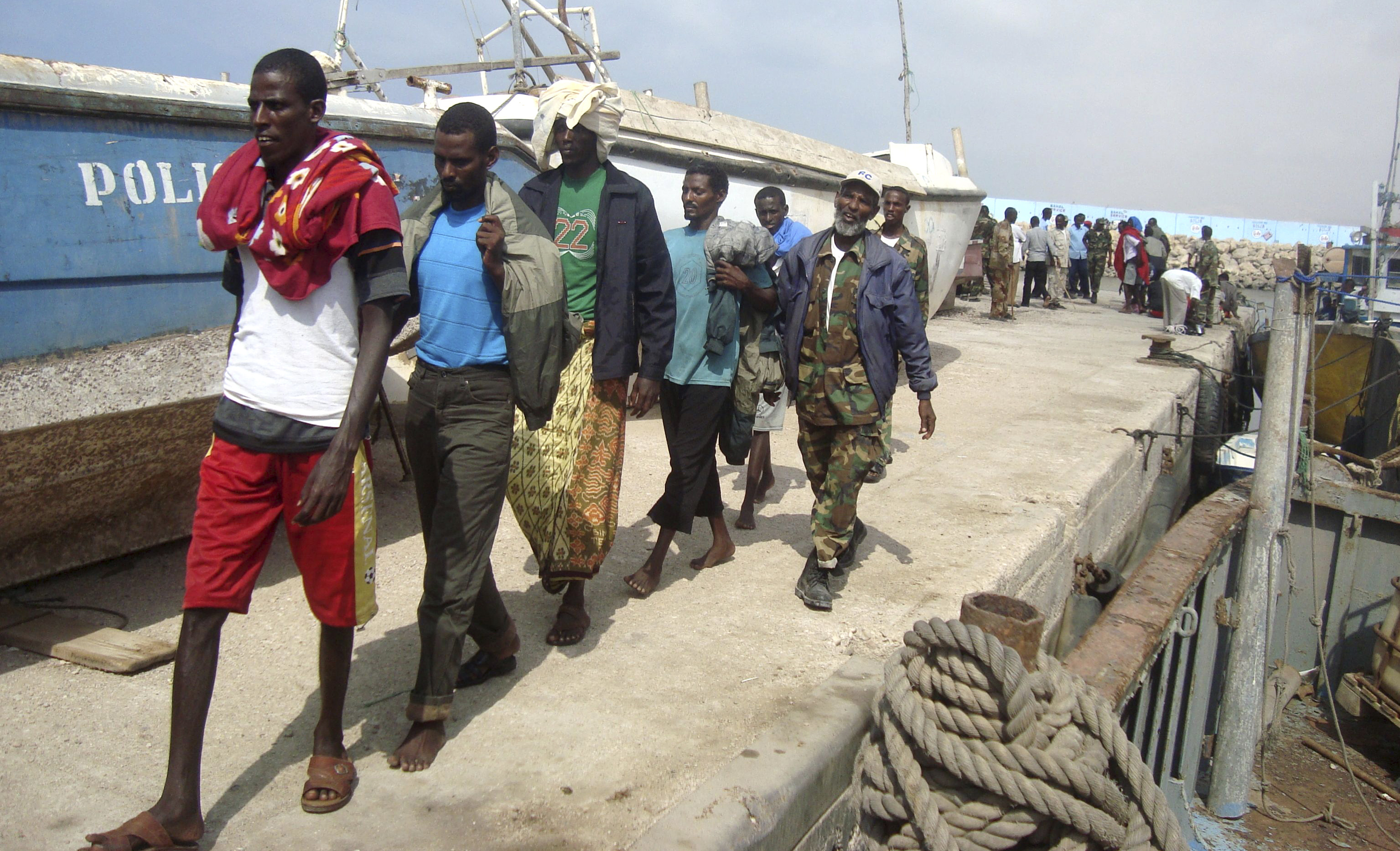 119 Somali pirates plead guilty; 50 of them face death sentence