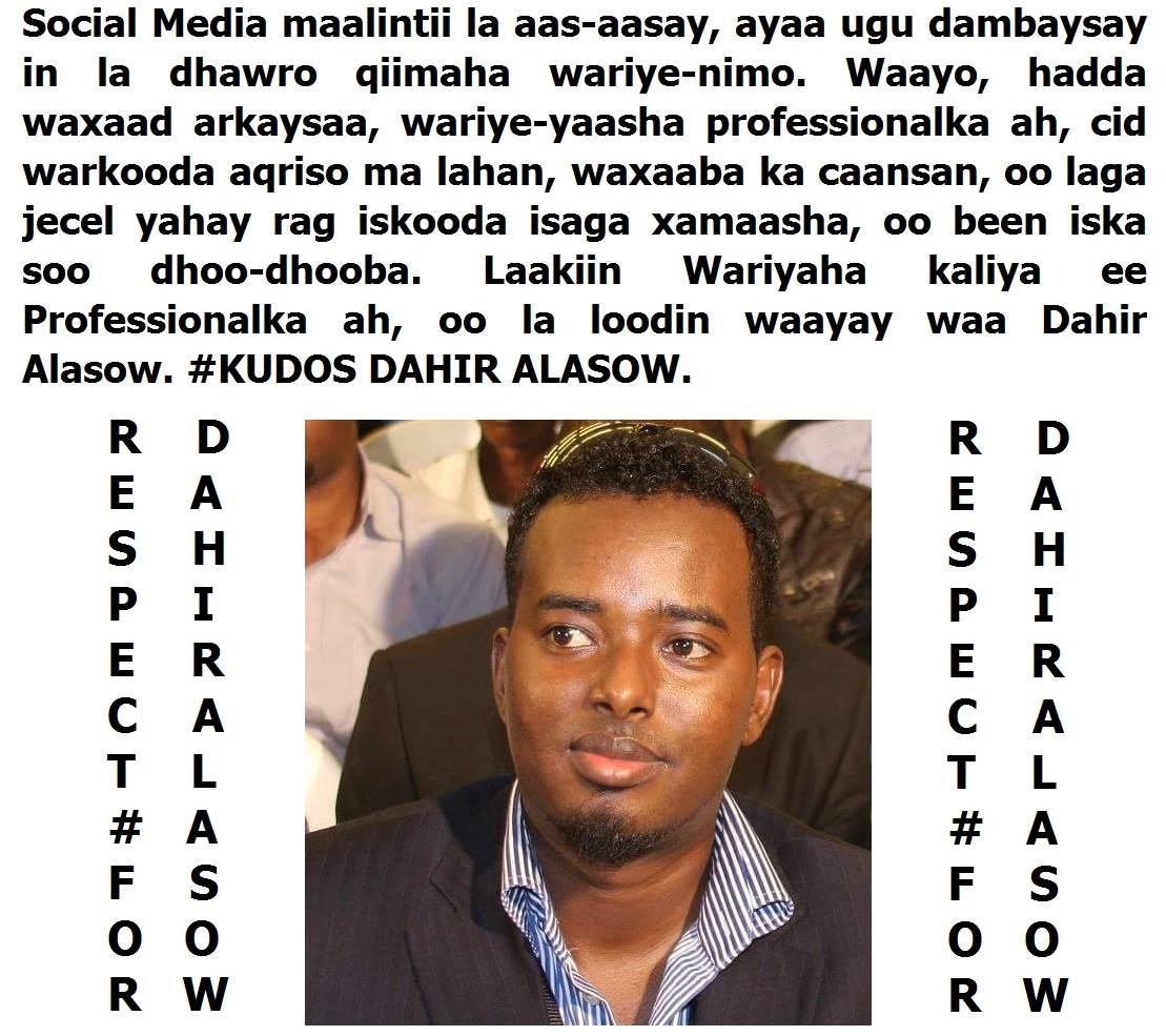 Somalia:Security officials implement Journalist Alasow's advice amid security concerns