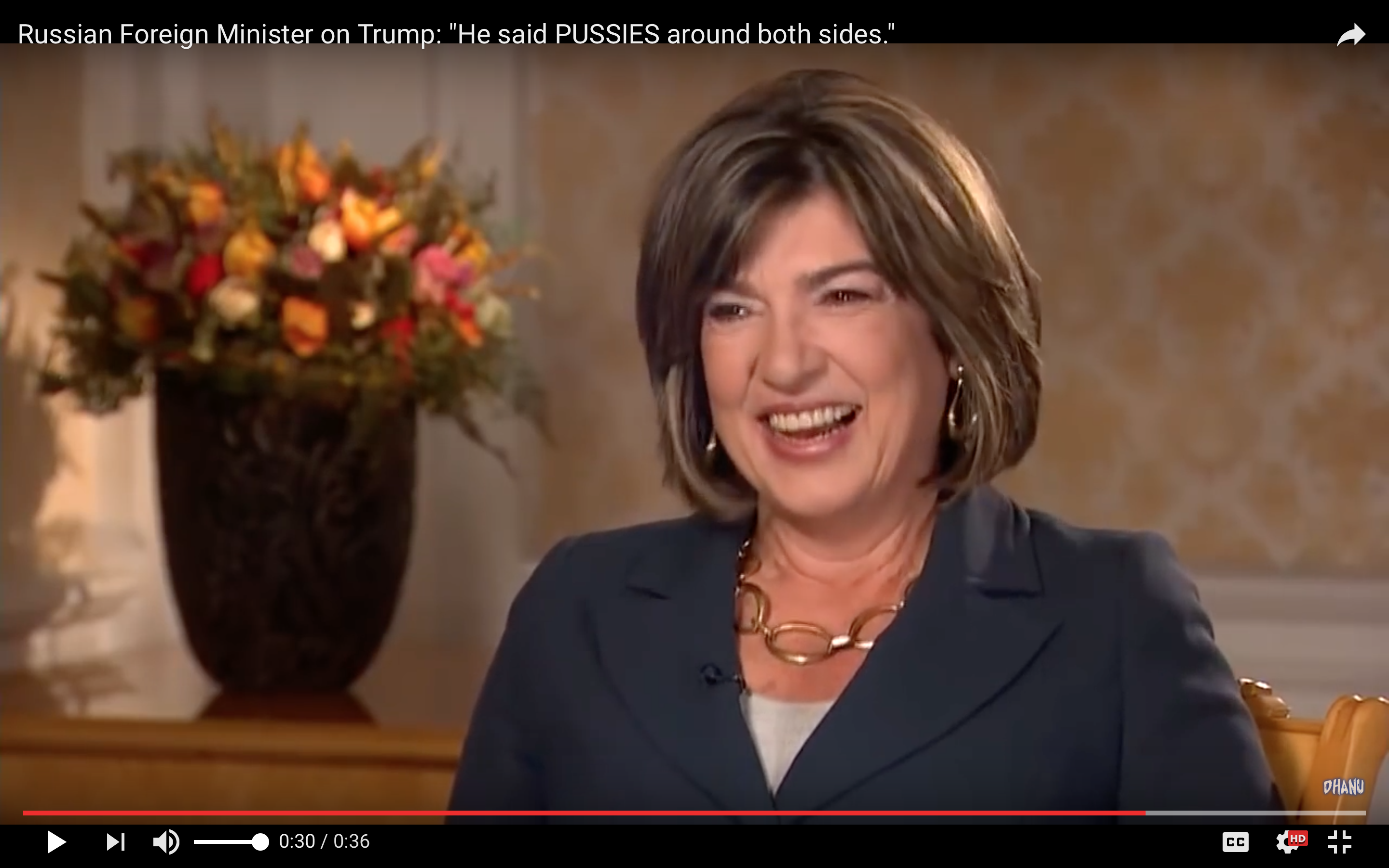 [Daawo] qosolkii aduunka Wasiirka Arrimaha dibadda Russia oo Wariyahii CNN anfariir ku riday