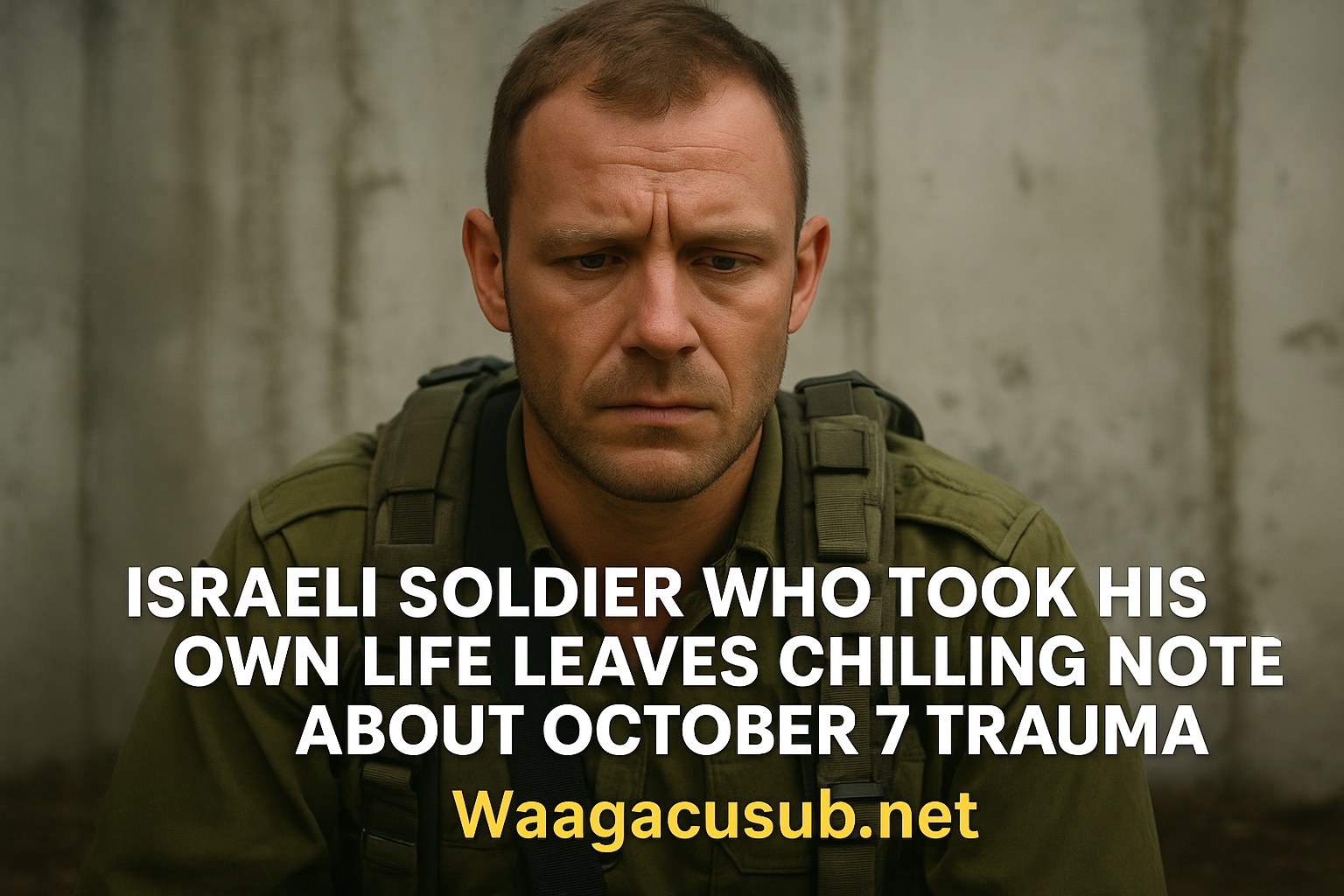 Israeli Soldier Who Took His Own Life Leaves Chilling Note About October 7 Trauma