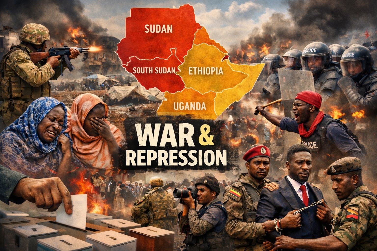 Horn and East Africa: War Crimes and Election Repression Deepen Human Rights Crisis